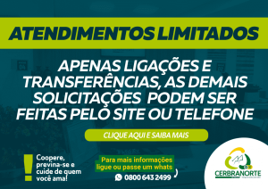 ATENDIMENTOS LIMITADOS