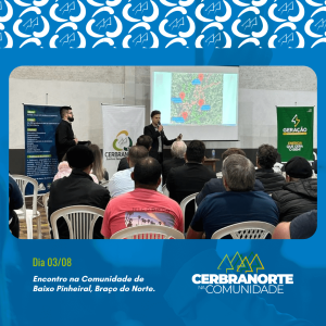 Cerbranorte na comunidade.