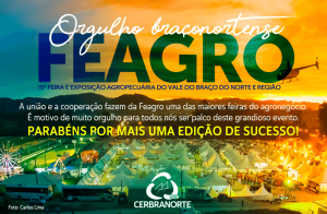 CERBRANORTE APOIO MAIS UMA EDIÇÃO DA FEAGRO