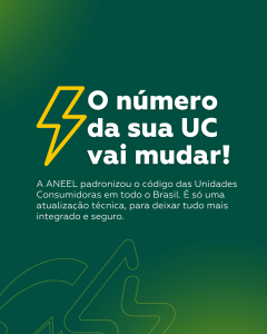 Cerbranorte realizará migração das Unidades Consumidoras neste sábado (04/10)
