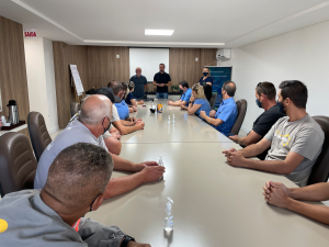 Café com presidente e com vice