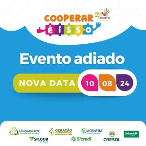Cooperar é Isso adiado para 10 de agosto: um dia de diversão e cooperação que você não pode perder!