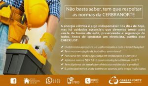 NÃO BASTA SABER, TEM QUE RESPEITAR AS NORMAS DA CERBRANORTE