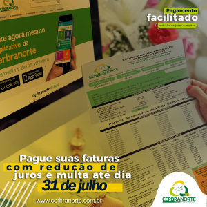 PAGAMENTO FACILITADO ATÉ 31 DE JULHO