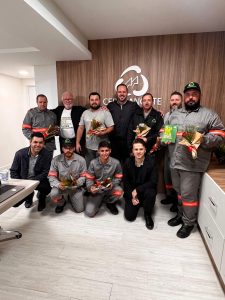 RECEPÇÃO AOS COLABORADORES QUE ESTAVAM EM MISSÃO NO RIO GRANDE DO SUL.