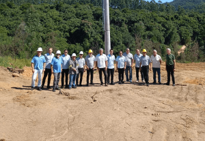 Cerbranorte visita obras da rede da Cergapa