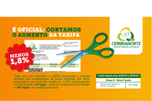 Reajuste negativo de -1,79% reforça compromisso da Cerbranorte com os associados